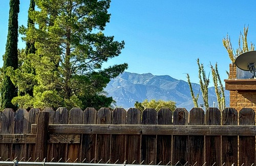 Sierra Vista House | Single-level home with large yard, patio, grill, mountain views