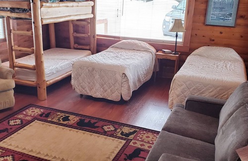 Soldotna Resort | SITKA CABIN, one of our six deluxe furnished cabins on the Peninsula!