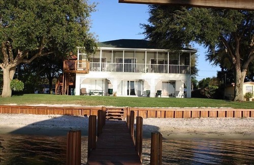 Sylvan Shores House | Sitting on the Dock of the Lake Clay Rental Home For the perfect “country” vacat