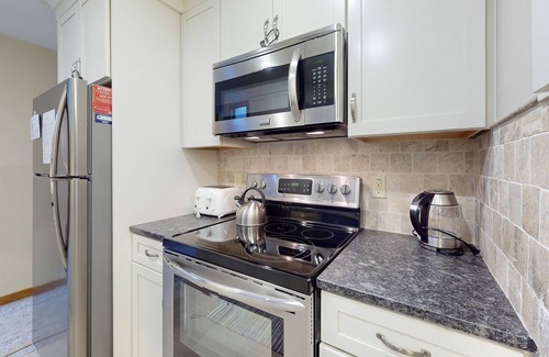 Ludlow Condo | Ski-in/out condo with water & mountain views, private sauna & fireplace