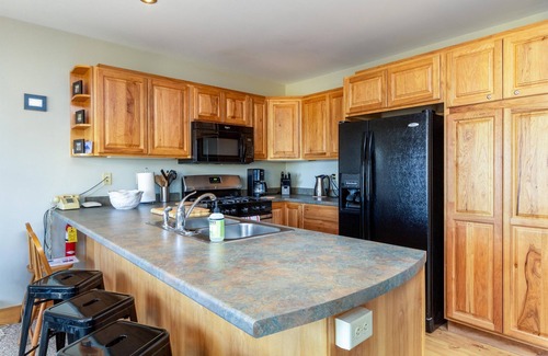 North Troy Condo | Ski in Ski out - fantastic location on the trail