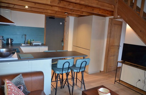 Les Prodains Apartment | Ski to door self-catering duplex apartment with optional hotel facilities
