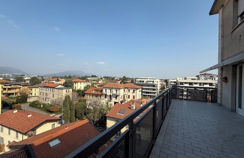 Citta Bassa Apartment | SkyLoft Bergamo - Chic Penthouse with Unique Panorama