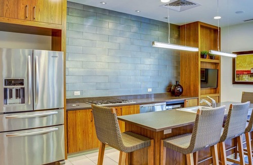 Waller Creek District Apartment | Sleek Downtown 1BR w/Gym, Deck & W/D, walk to 6th St bars, by Blueground