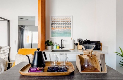 Ladera Heights Apartment | Sleek Luxury Studio with Patio, LAX & Beach Access