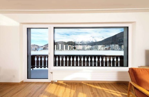 Sankt Moritz-Bad Apartment | Sleek New Alpine Escape with Breathtaking Views