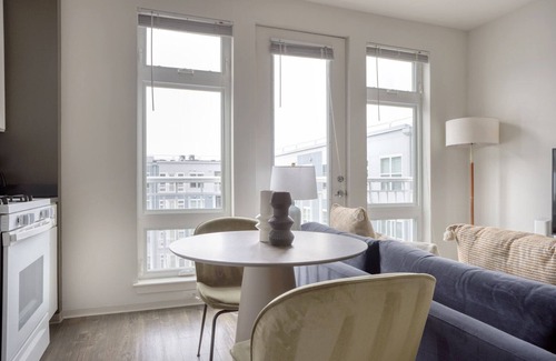 Assembly Square Apartment | Sleek Somerville Studio w/W/D, nr Assembly T, by Blueground