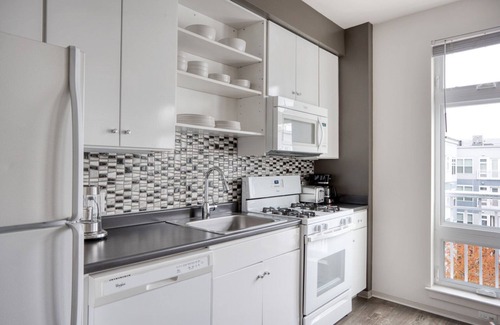 Assembly Square Apartment | Sleek Somerville Studio w/W/D, nr Assembly T, by Blueground