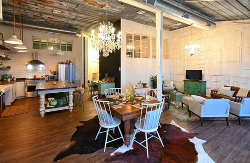 Perry House | Sleep in a barn while enjoying the luxury accommodations and friendly farm animals on property!