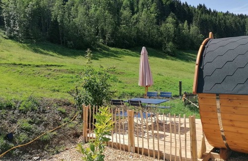 Oberstaufen Cabin | Sleeping barrel Wolpertinger Camping-Aach Oberstaufen