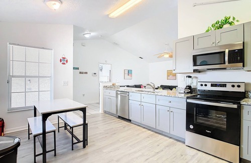 Crescent Lakes House | Smiling Disney Oasis heated pool home in Kissimmee with Game room.