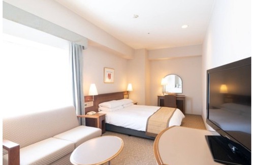 Hitachi Hotel | Smoking Double room Breakfast included If you /Hitachi Ibaraki