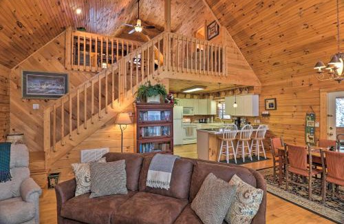 Bryson City House | Smoky Mountain Cabin with Hot Tub and Views!