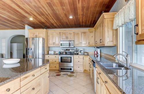 Garden Valley Cabin | Snow Springs Pool House w/PRIVATE heated, hotsprings pool! 5 bedrooms,Sleeps 15