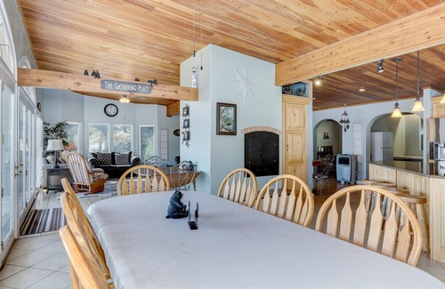Garden Valley Cabin | Snow Springs Pool House w/PRIVATE heated, hotsprings pool! 5 bedrooms,Sleeps 15