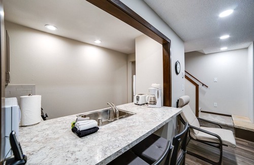 Glacier Apartment | Snowater Condo #Story Condo - Sleeps 4 - Close to Community Amenities!