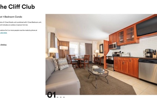 Salt Lake Mountain Resorts Condo | Snowbird Cliff Club 3 Room Ski in Ski Out Condo