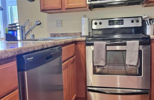 Killington Apartment | SnowDen - Pool, Gym, Hiking, Fireplace!