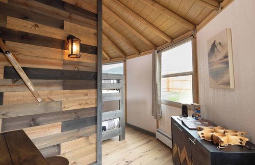 Centennial House | Snowy Range Yurt Cabins - Orange Yurt