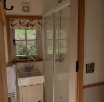 Trecastle Apartment | Snug Oak Hut with a view on a Welsh Hill Farm