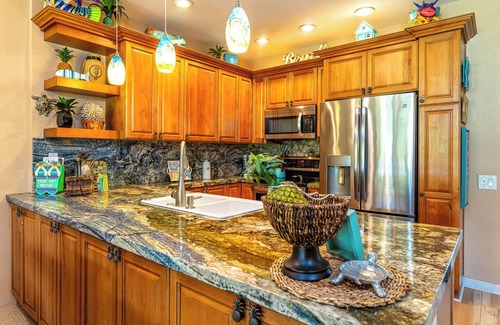 Wailea Condo | Soak in the Mountain and Fairway Views from this Top Floor Unit! GC 102