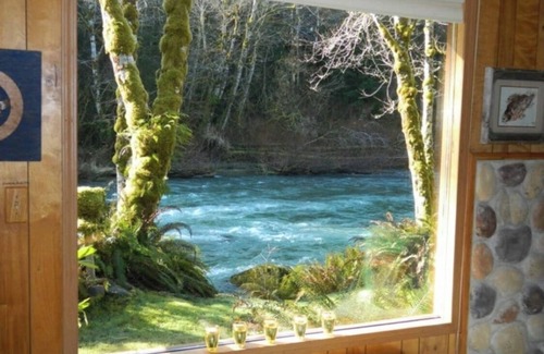 Beaver Cabin | Sol Duc Riverside Retreat: Entire Riverfront Home