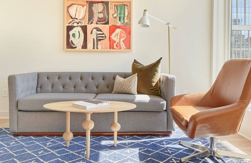 Downtown Minneapolis Apartment | Sonder at Sora | Extended Stay One-Bedroom Apartment w/ Juliet Balcony