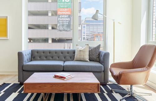 Downtown Minneapolis Apartment | Sonder at Sora | Extended Stay Two-Bedroom Apartment w/ Balcony