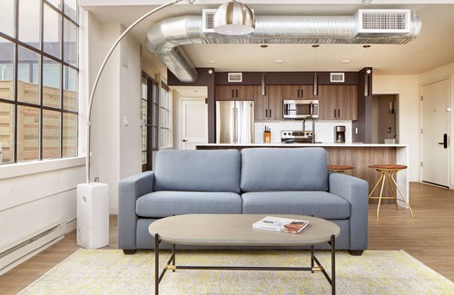 Logan Square Apartment | Sonder The Tidewater | Lofted Three-Bedroom Apartment w/ Rooftop