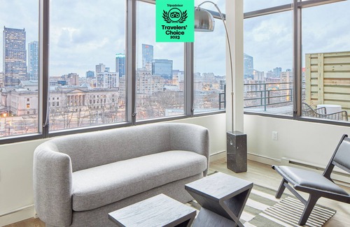 Logan Square Apartment | Sonder The Tidewater | One-Bedroom Apartment w/ Rooftop