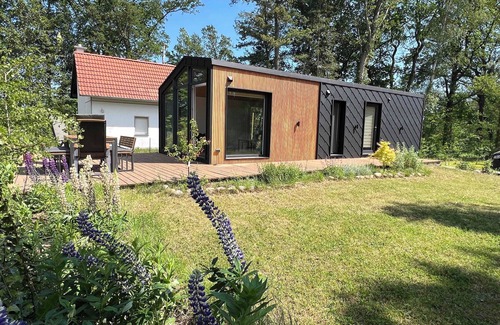 Lebusa House | Sonniges Tinyhouse am Körbaer See