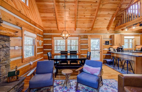 Boone House | Soothing Waters - 2BR home on stream with a hot tub!