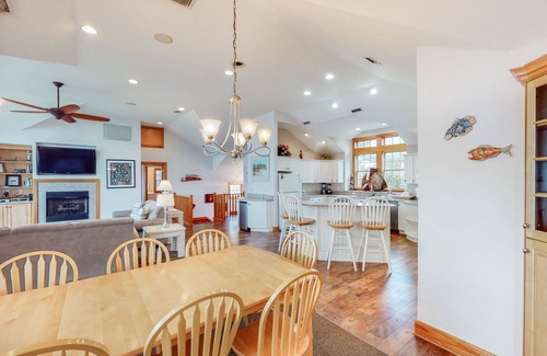 Corolla Light House | sound-front condo with hot tub, indoor pool, & elevator