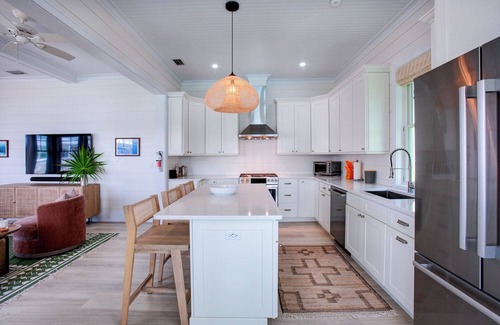 Lubbers Quarters Cay House | South End Villa on the water: lovely pool, expansive decks, and 60’ private dock