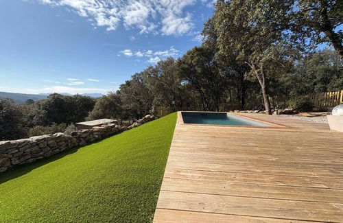 Bras Villa | South France, A/C independent villa, 6 guests, 3 suites, heated private pool