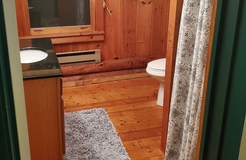 Wilmington Cabin | Southern Vermont log cabin, views, pond & 2 firepits. Winter Ski Weeks Available