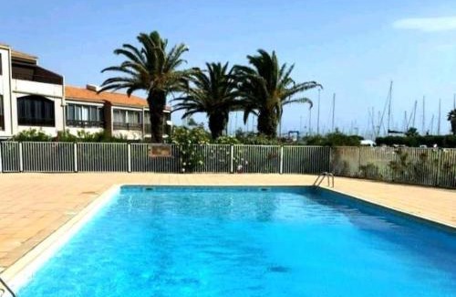 Saint-Cyprien Plage Apartment | Spacieux Studio 3pers vue marina a St Cyprien