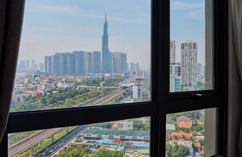 Thao Dien Apartment | Spacious 2BR Apt w/Lanmark 81 View 5mins to Metro station