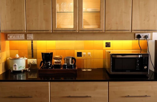Shanthala Nagar Apartment | Spacious 3-Bedroom Apartment with AC, WiFi in Vibrant Central Bangalore
