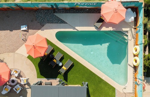 North Mountain House | Spacious 5BR Retreat with Heated Pool, Hot Tub, Arcade, Fire Pit & Games