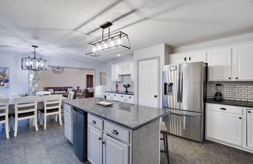 Long Pond House | Spacious 6-bedroom Pocono Home with Hot Tub, Game and Theater rooms, Fire Pit!