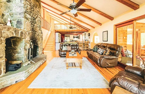 Highmount House | Spacious 6BR Catskills Mountain Getaway with Hot Tub & Stunning Views