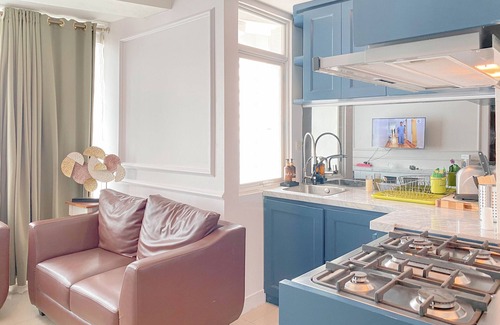 Pekayon Jaya Apartment | Spacious and Comfy 2BR Combined at Grand Kamala Lagoon Apartment