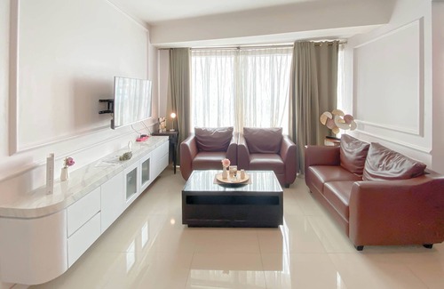 Pekayon Jaya Apartment | Spacious and Comfy 2BR Combined at Grand Kamala Lagoon Apartment