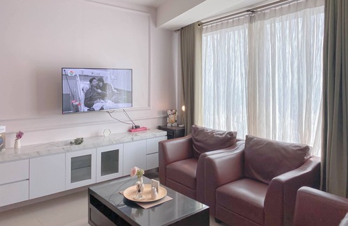 Pekayon Jaya Apartment | Spacious and Comfy 2BR Combined at Grand Kamala Lagoon Apartment