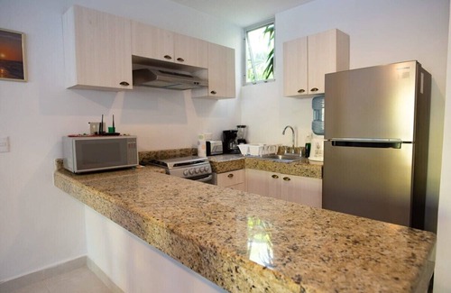 Progreso Municipality Apartment | Spacious and private, 1 block from sea, Progreso East