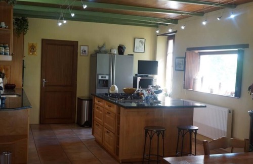 Beauville Other | Spacious, beautifully converted barn with exposed wooden beams, swimming pool