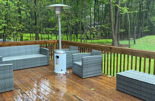 Gouldsboro House | Spacious brand new 4-bedroom house in wonderful Big Bass Lake with AC