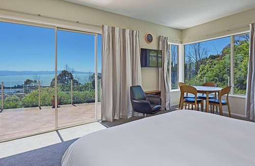 Tahunanui Apartment | Spacious, Comfortable, Sunny Nelson studio with Sea Views!