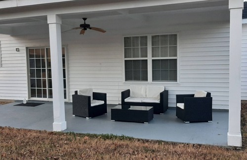 Southeast Raleigh House | Spacious, comfortable home for your family in a private, quiet neighborhood.